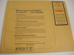 Scott 1980 British America Specialty Stamp Supplement 34 Volume II 260S280