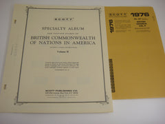 Scott 1976 British America Specialty Stamp Supplement 29 Volume II 260S275