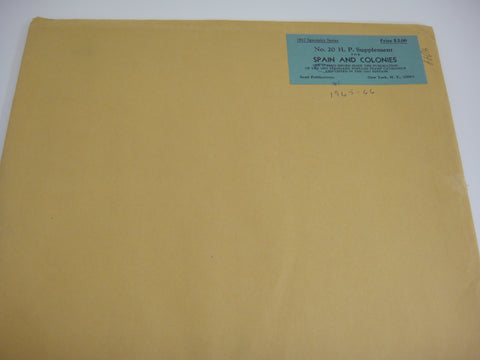 Scott 1966 Spain & Colonies Specialty Stamp Supplement 20 NOS