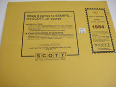 Scott 1984 Italy Specialty Stamp Supplement 35 325S084