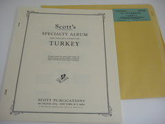Scott 1964 Turkey Specialty Stamp Supplement 1 NOS