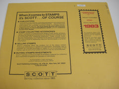 Scott 1983 US Commemorative Plate Blocks Supplement 34 120S083