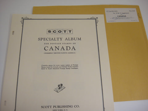 Scott 1971 Canada Specialty Stamp Supplement 23 NOS