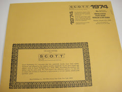 Scott 1974 US Regular & Air Plate Block Supplement 9 125S074