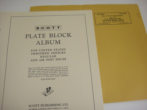 Scott 1971 US Regular & Air Plate Block Supplement 6 125S071 NOS