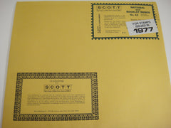 Scott 1977 National & Booklet Panes Supplement 45 NOS