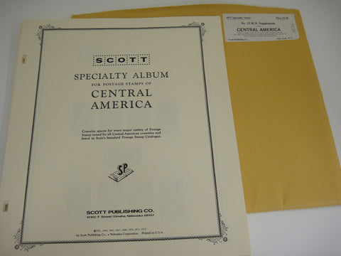 Scott 1970-1971 Central America Specialty Stamp Supplement 23 NOS