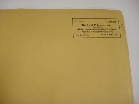 Scott 1965 Commemorative Album Supplement 29 United States NOS