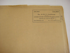 Scott 1961 US Commemorative Album Supplement 25 Singles & Blocks of 4