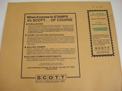 Scott 1982 UN Singles & Postal Stationery Supplement 18 United Nations 551S082