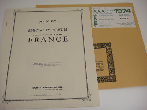 Scott 1973 Specialty Stamp Supplement 8 France 1973 310S073