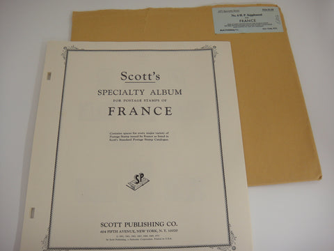 Scott 1971 France Specialty Stamp Supplement 6 NOS