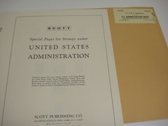 Scott 1972 US Administration Pages Supplement 22 Ryukyu Islands NOS