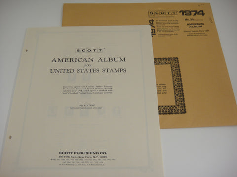 Scott 1974 American Supplement 35 United States & UN NOS