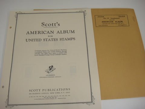 Scott 1969 American Stamp Supplement 30 United States & UN