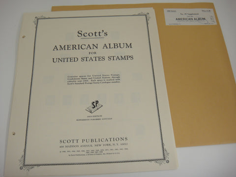 Scott 1968 American Stamp Supplement 29 United States & UN NOS