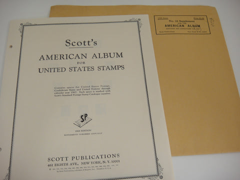 Scott 1967 American Stamp Supplement 28 United States & UN NOS