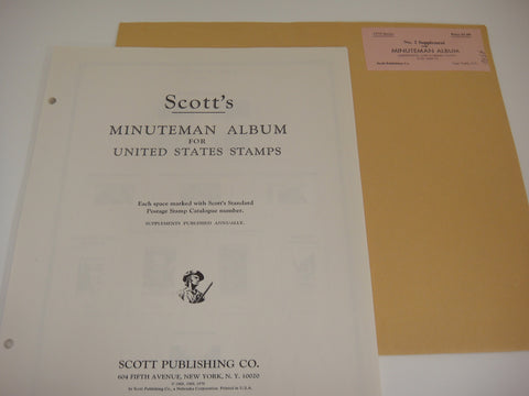 Scott 1970 Minuteman Stamp Supplement 2 United States 180S070 NOS