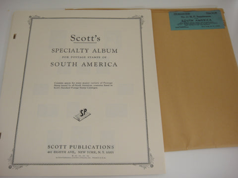 Scott 1967 South America Specialty Stamp Supplement 21 NOS