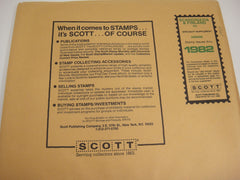 Scott 1982 Scandinavia & Finland Specialty Stamp Supplement 33 345S082 NOS