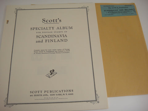 Scott 1967-1968 Scandinavia & Finland Specialty Stamp Supplement 21 NOS