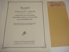 Scott 1963-1964 Belgium Netherlands Luxembourg & Colonies Specialty Stamp Supplement 18 NOS