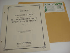 Scott 1973 British Africa Specialty Stamp Supplement 27 Volume NOS