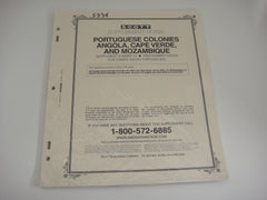 Scott 2001 Specialty Supplement 53 Portuguese Colonies Cape Verde Mozambique 341S002