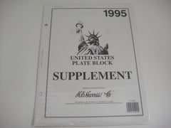 Harris 1995 Plate Block Stamp Album Supplement United States 5HRS66