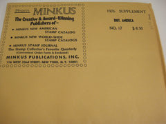 Minkus 1976 British America Stamp Album Supplement 17 NOS