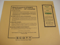 Scott 1982 Mexico Specialty Stamp Album Supplement 34 430S082 NOS
