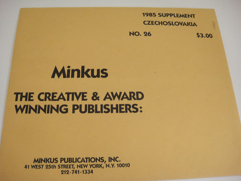 Minkus 1985 Czechoslovakia Stamp Album Supplement 26 NOS