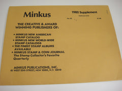 Minkus 1982 Vatican City Stamp Album Supplement 25 NOS