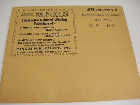 Minkus 1979 Portuguese Colonies Stamp Supplement 19 NOS