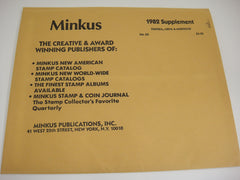 Minkus 1982 Tunisia Libya Morocco Stamp Supplement 23 NOS