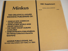 Minkus 1981 Tunisia Libya Morocco Stamp Supplement 22 NOS