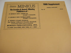 Minkus 1980 Korea Thailand Stamp Album Supplement 18 NOS