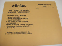 Minkus 1982 Brazil Stamp Supplement 21 NOS