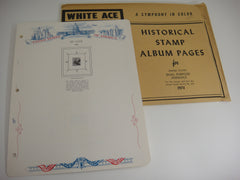 White Ace 1974 Dual Purpose Annuals Stamp & FDC Album Supplement NOS