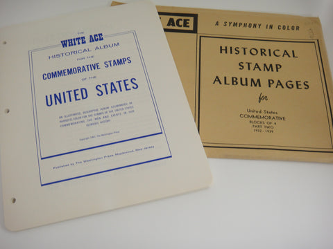 White Ace 1932-1939 Commemorative Blocks of 4 Part Two NOS