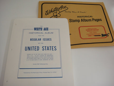 White Ace 1987-2005 United States Regular Postage Issue Singles Complete Part 3 NOS