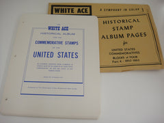 White Ace 1950-1960 Commemoratives Blocks of 4 Part Four NOS
