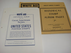White Ace 1980-1986 Great Americans Series 1 & 2 Stamp Supplement NOS