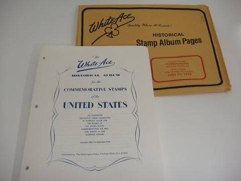 White Ace 1950-1970 US Commemorative Singles Stamp Supplement Part 3 Complete