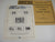 White Ace 1985 Palau Singles Stamp Album Supplement PA-2 NOS