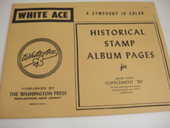 White Ace 1974 Commemorative Blocks of 4 Album Supplement United States BB