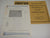 White Ace 1985 Commemorative Postal Stationery Supplement United States CPS-14