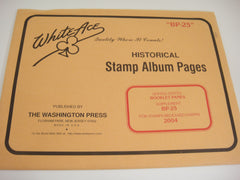 White Ace 2004 Booklet Panes Album Supplement United States BP-25 NOS