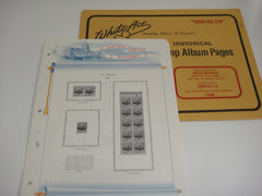 White Ace 1988 US Regular Issue Blocks Coil Pairs Full Booklet Panes Supplement USR-BL19