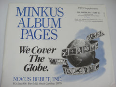 Minkus 1993 All American Part 3 UN Stamp Supplement United Nations NOS